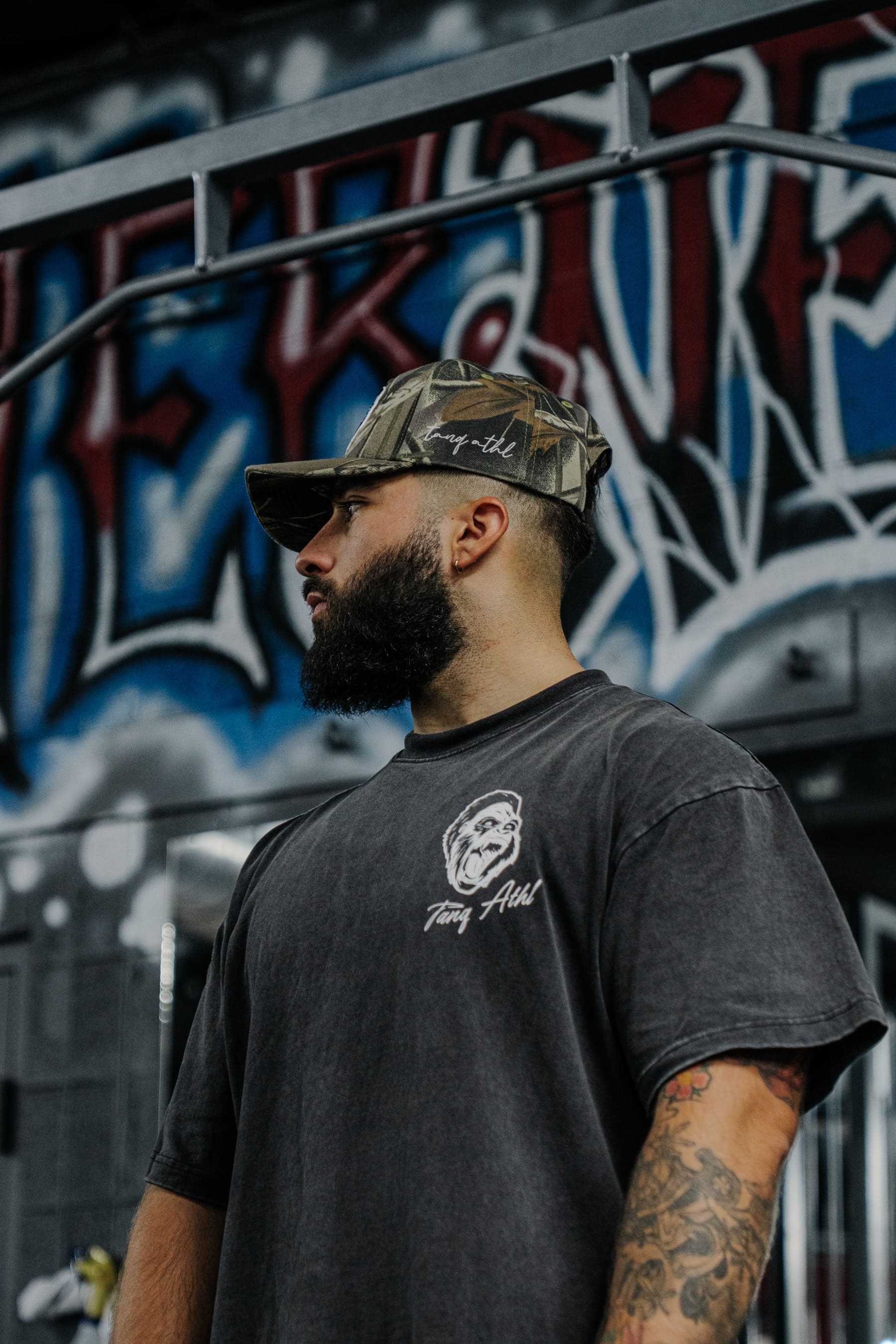 Classic Gorilla Tee - Washed Grey