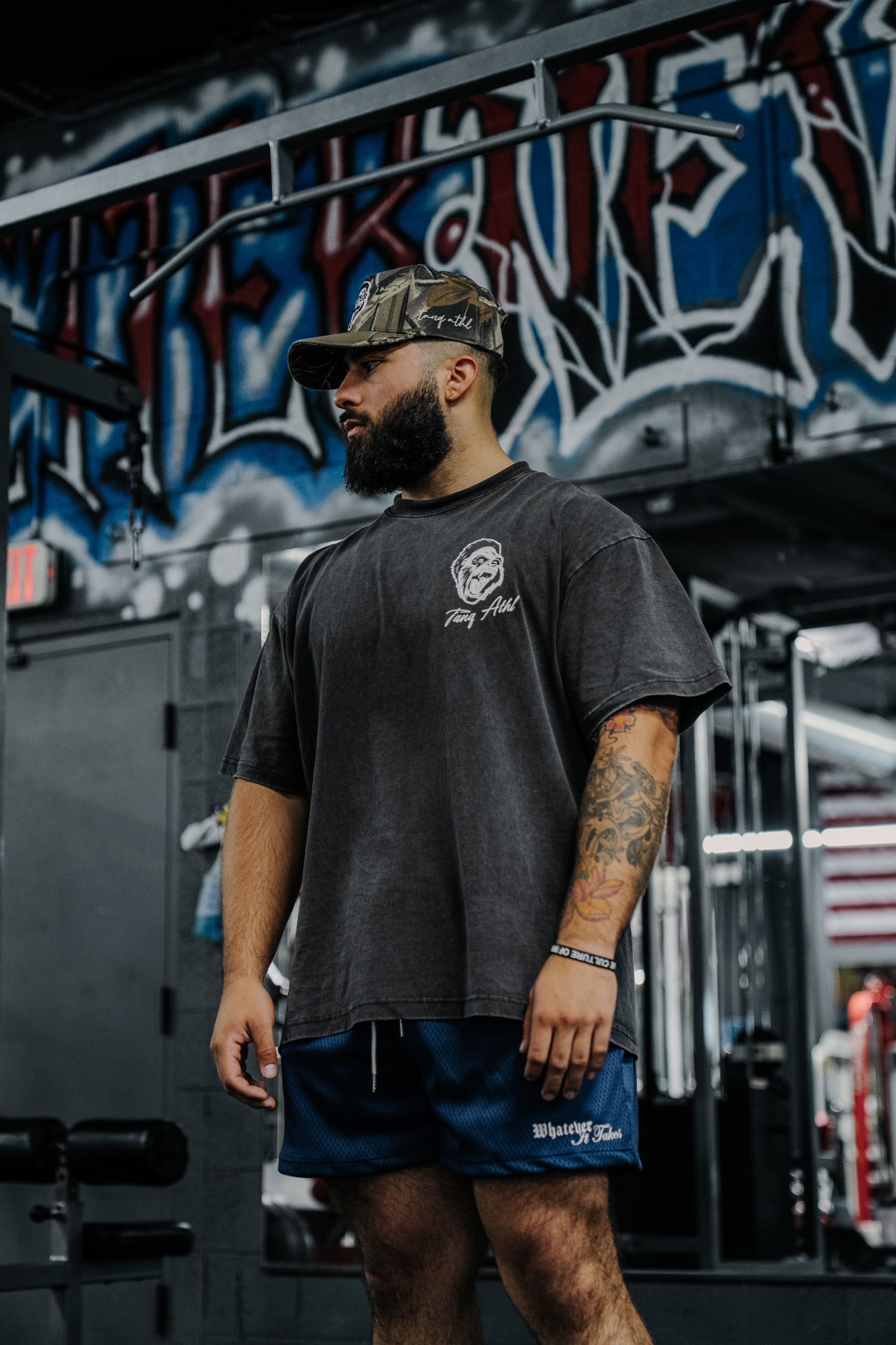 Classic Gorilla Tee - Washed Grey