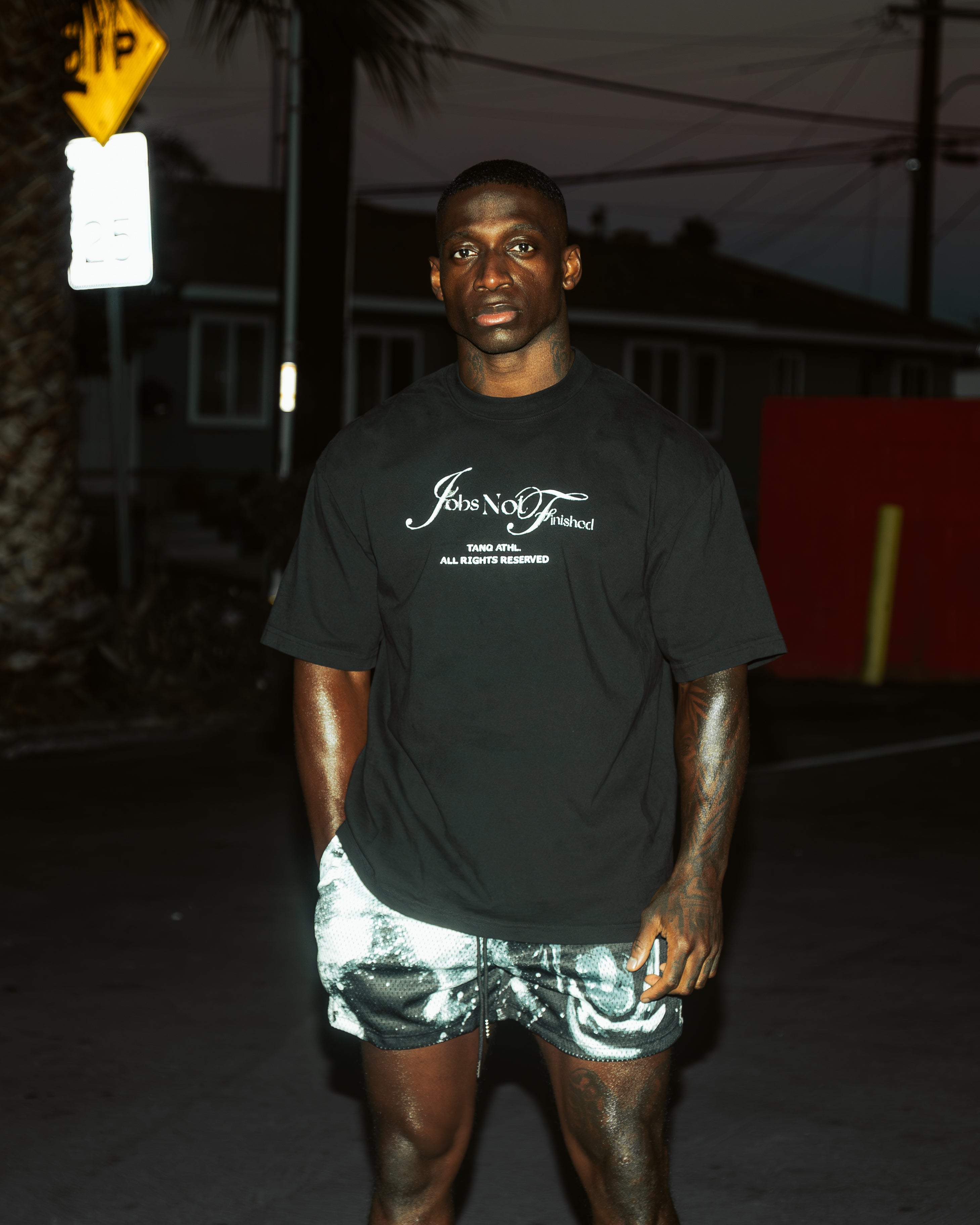 Kobe No Flinch Tee Black