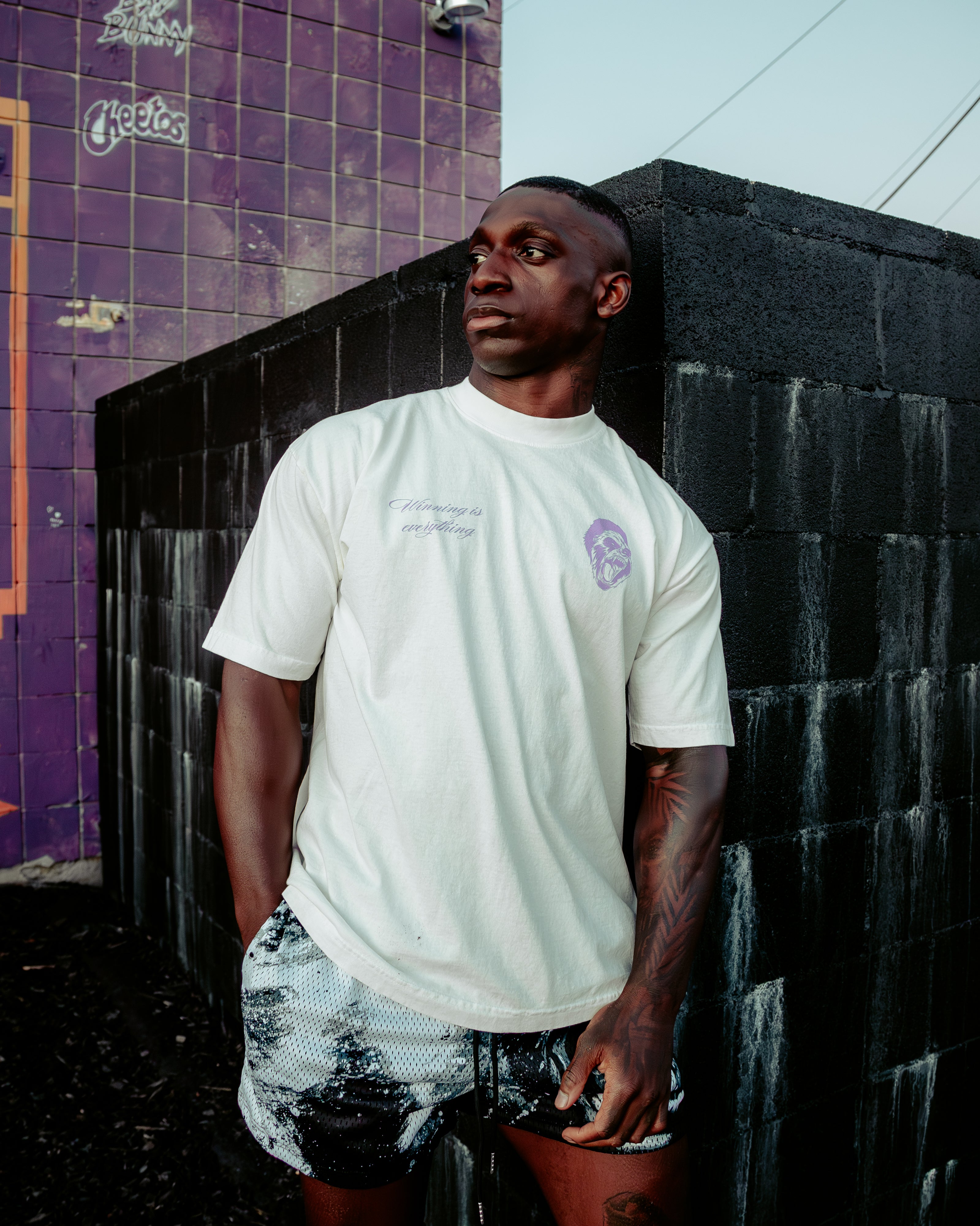 Winning Is Everything Tee Off White