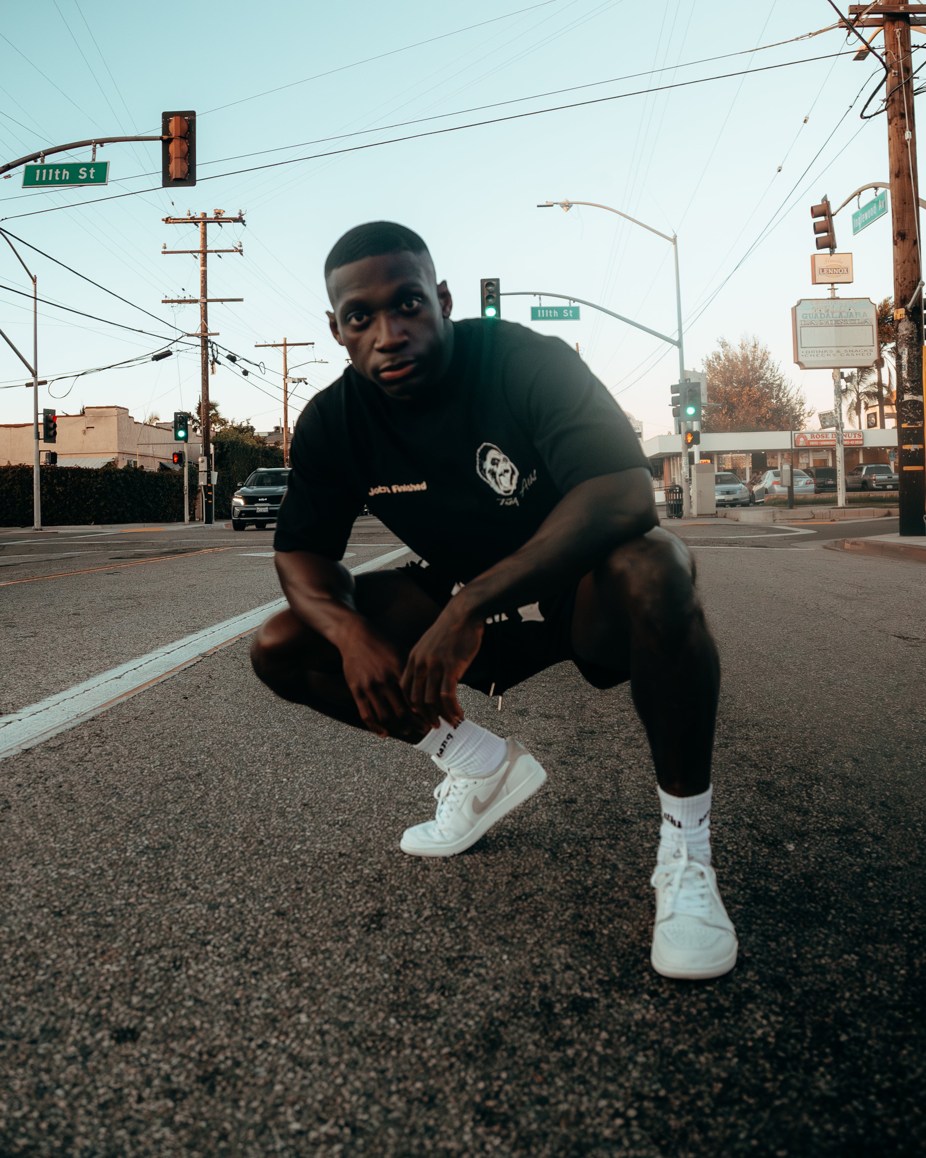 Kobe 5 Rings Tee Black