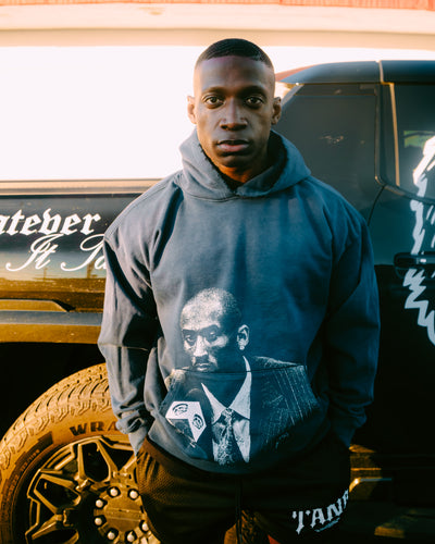 Kobe Press Conference Hoodie Navy Potassium Washed