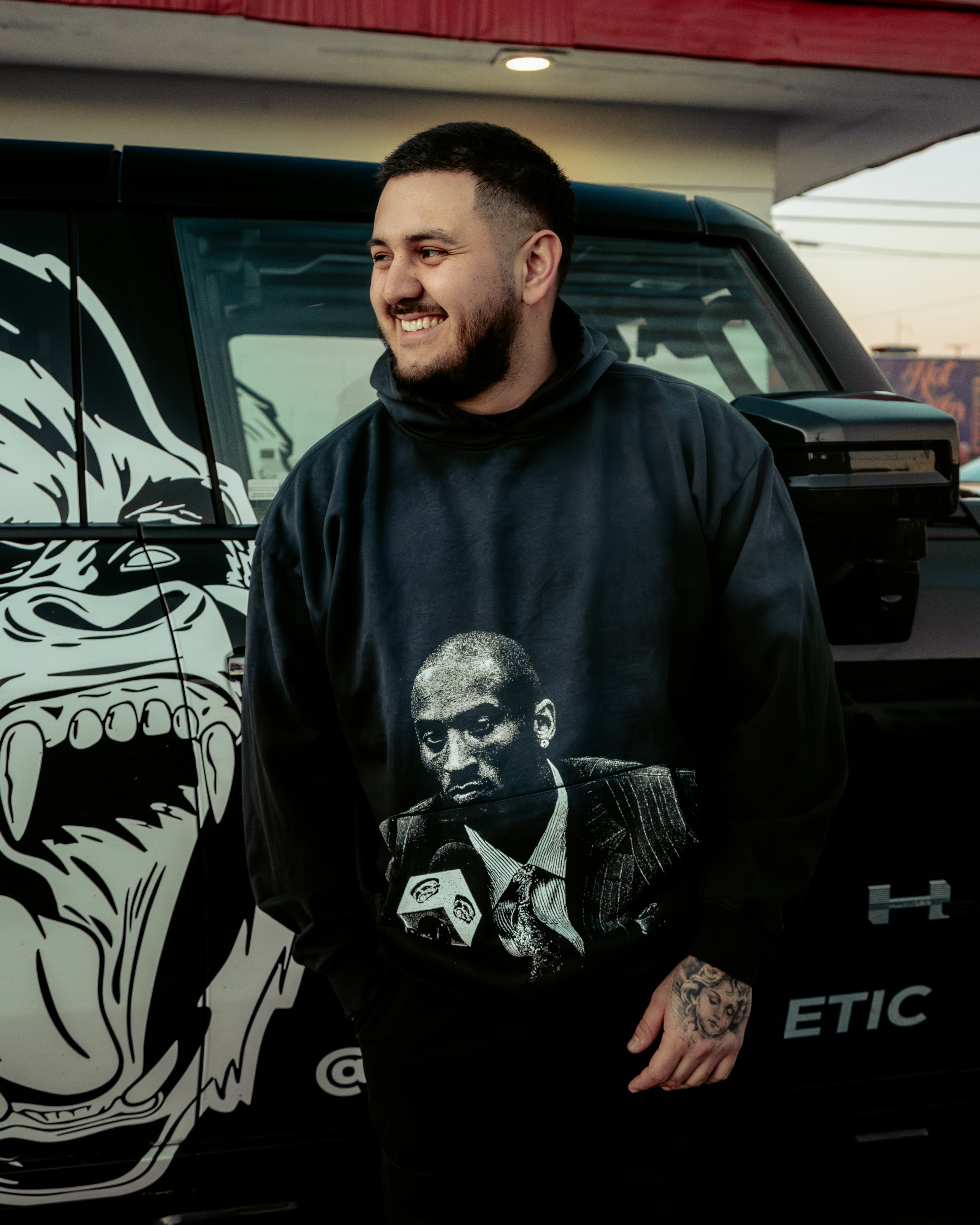 Kobe Press Conference Hoodie Black Potassium Washed