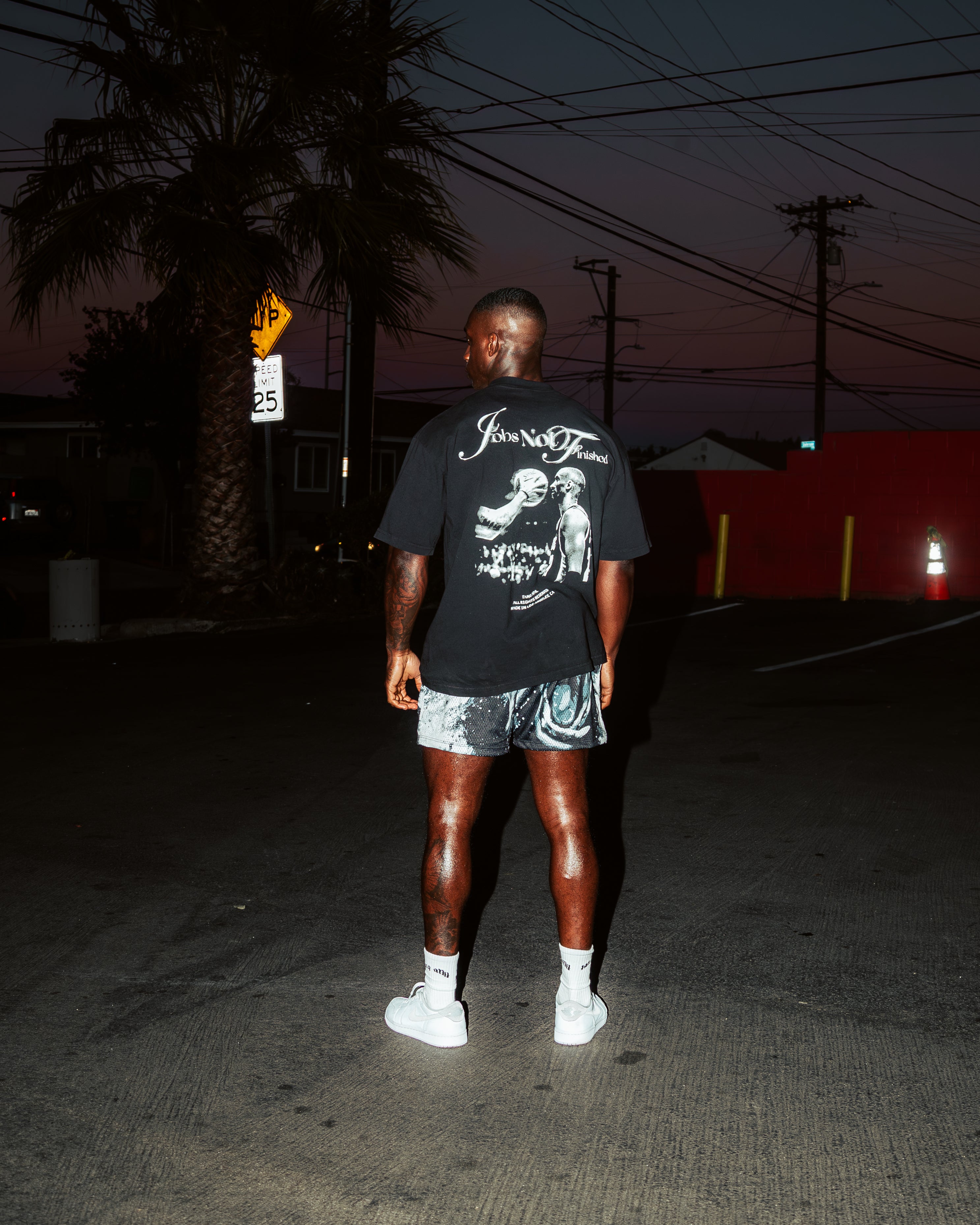 Kobe No Flinch Tee Black