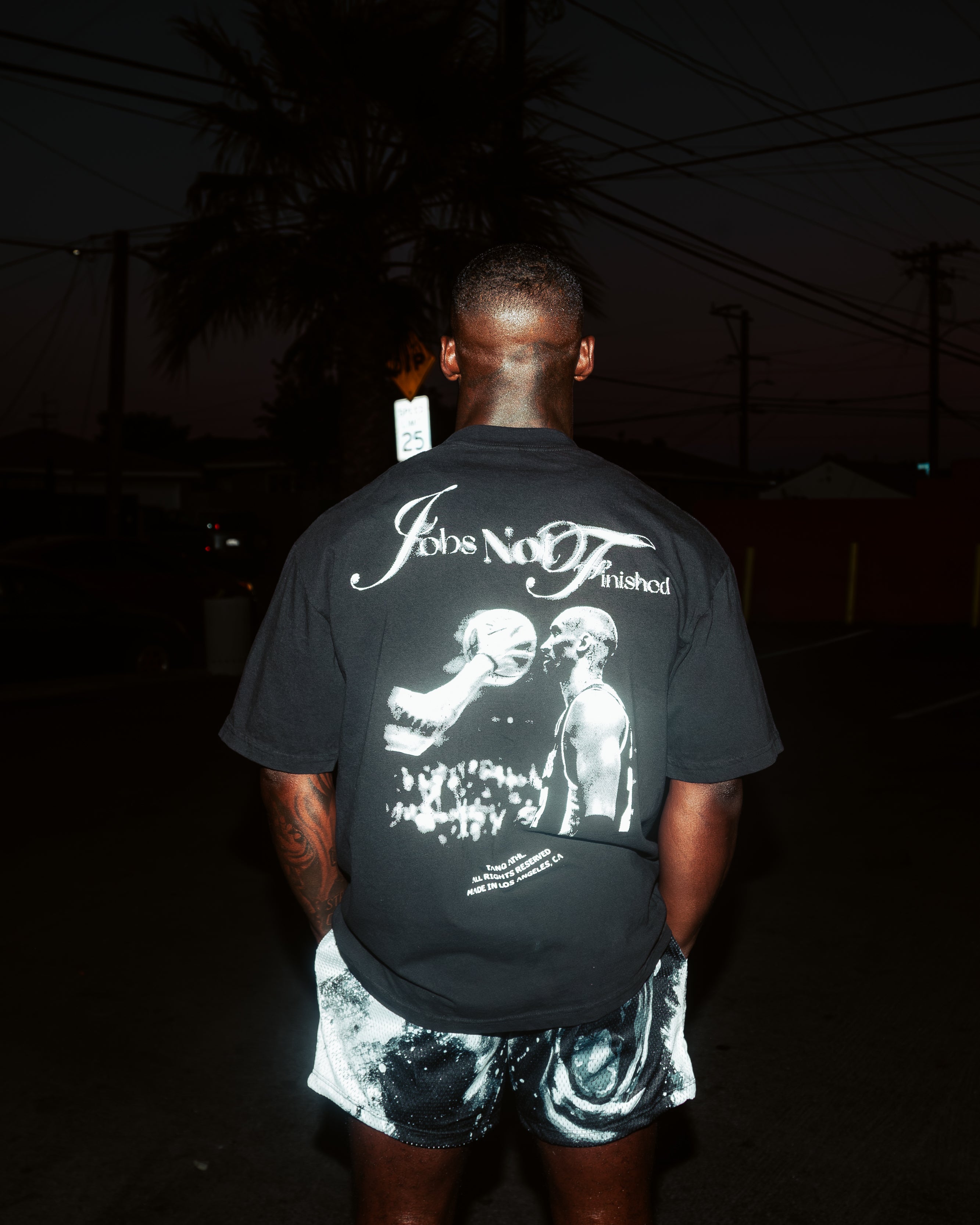 Kobe No Flinch Tee Black